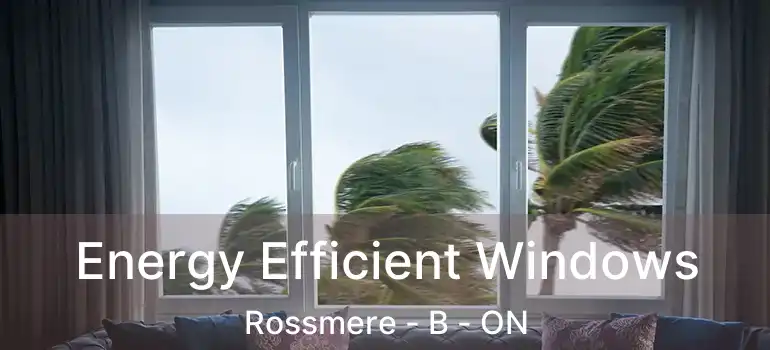  Energy Efficient Windows Rossmere - B - ON