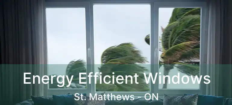  Energy Efficient Windows St. Matthews - ON