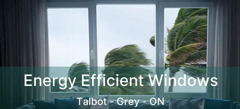  Energy Efficient Windows Talbot - Grey - ON