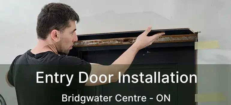  Entry Door Installation Bridgwater Centre - ON