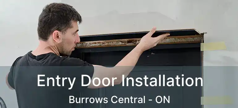  Entry Door Installation Burrows Central - ON