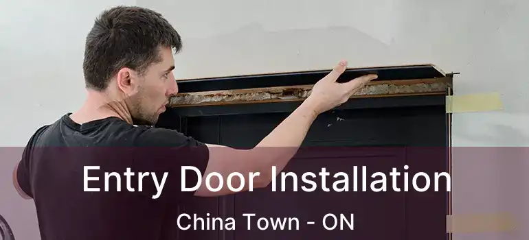  Entry Door Installation China Town - ON