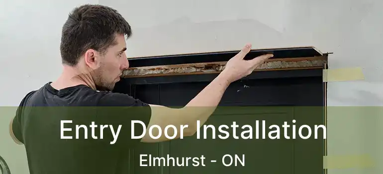  Entry Door Installation Elmhurst - ON