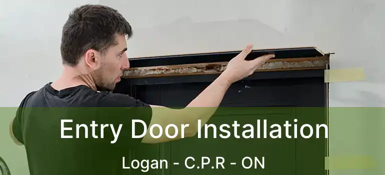  Entry Door Installation Logan - C.P.R - ON