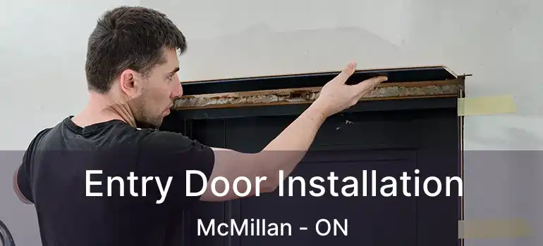  Entry Door Installation McMillan - ON