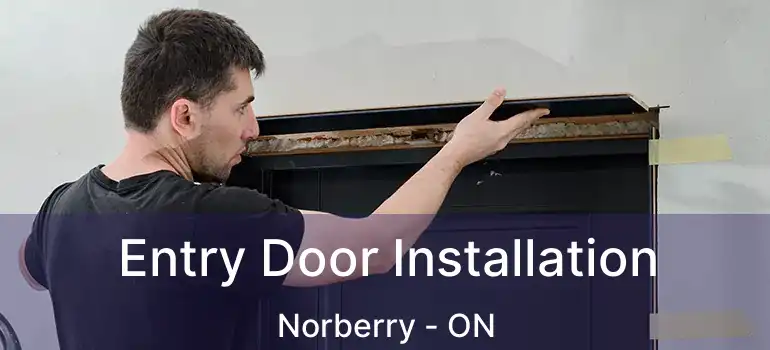  Entry Door Installation Norberry - ON