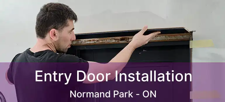  Entry Door Installation Normand Park - ON