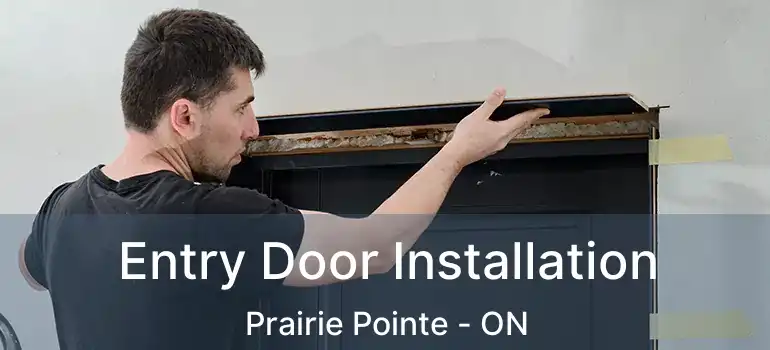  Entry Door Installation Prairie Pointe - ON