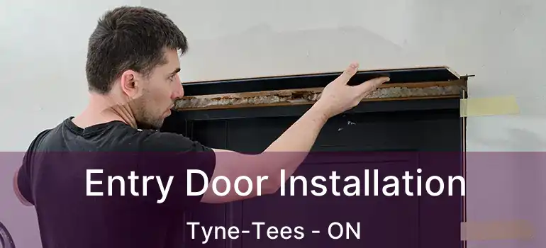  Entry Door Installation Tyne-Tees - ON