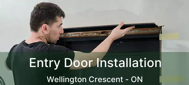  Entry Door Installation Wellington Crescent - ON