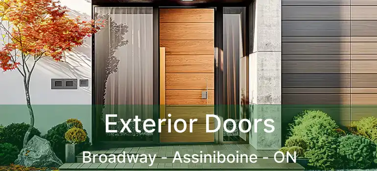  Exterior Doors Broadway - Assiniboine - ON
