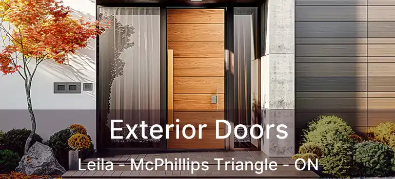  Exterior Doors Leila - McPhillips Triangle - ON