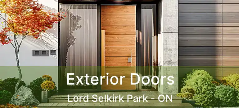  Exterior Doors Lord Selkirk Park - ON