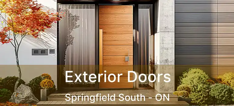  Exterior Doors Springfield South - ON