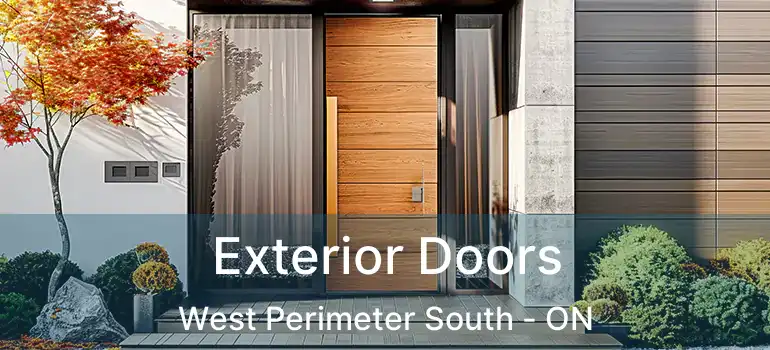  Exterior Doors West Perimeter South - ON