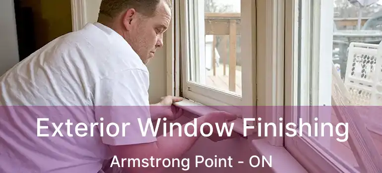  Exterior Window Finishing Armstrong Point - ON