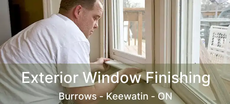  Exterior Window Finishing Burrows - Keewatin - ON
