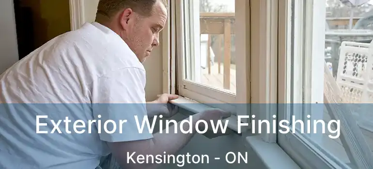  Exterior Window Finishing Kensington - ON