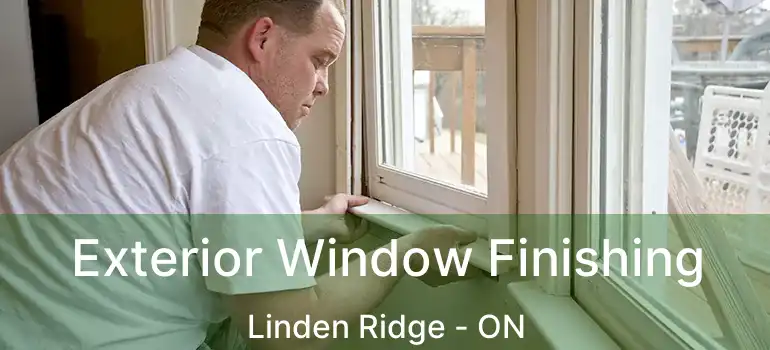  Exterior Window Finishing Linden Ridge - ON