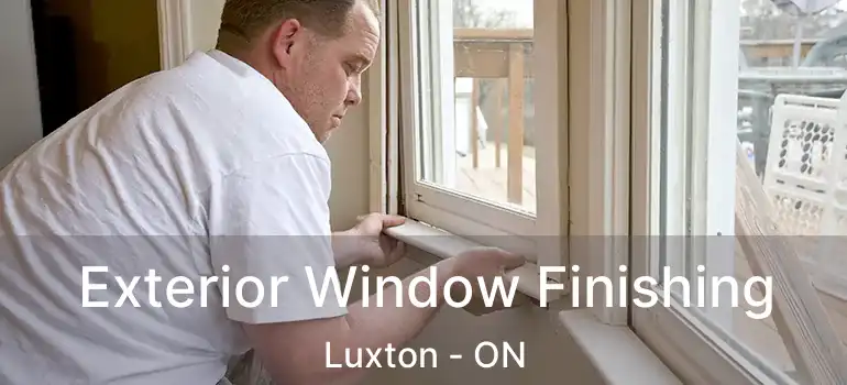  Exterior Window Finishing Luxton - ON