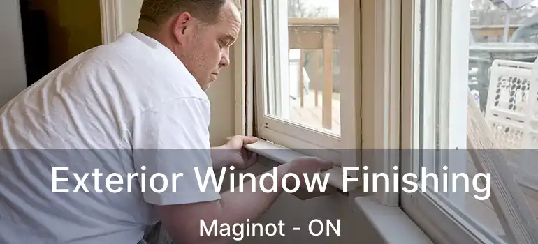  Exterior Window Finishing Maginot - ON
