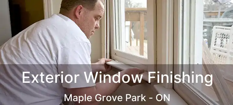  Exterior Window Finishing Maple Grove Park - ON