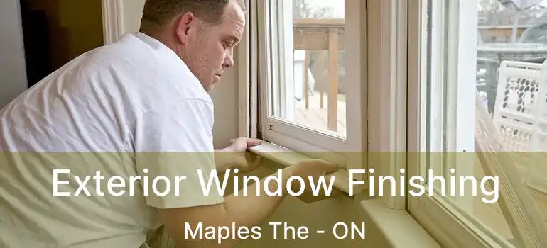  Exterior Window Finishing Maples The - ON