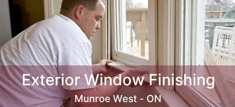  Exterior Window Finishing Munroe West - ON