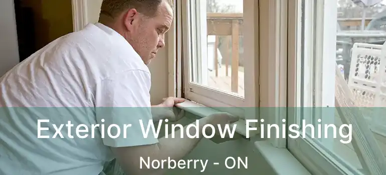  Exterior Window Finishing Norberry - ON