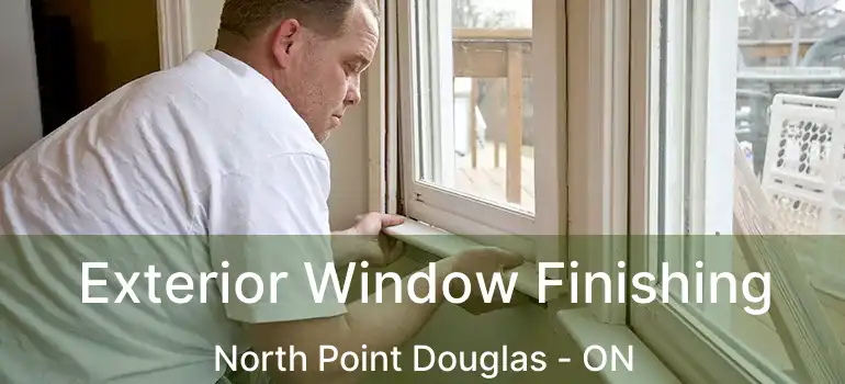  Exterior Window Finishing North Point Douglas - ON