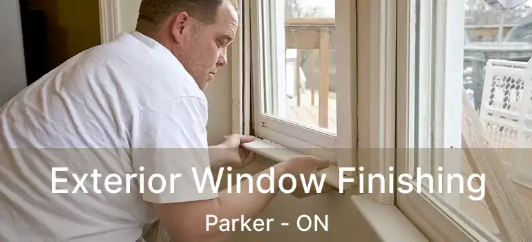  Exterior Window Finishing Parker - ON