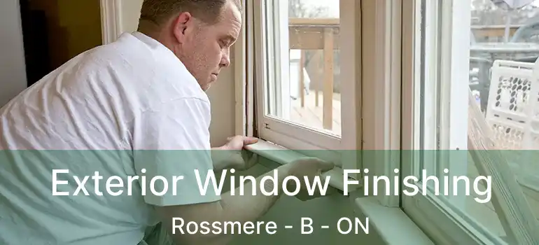  Exterior Window Finishing Rossmere - B - ON