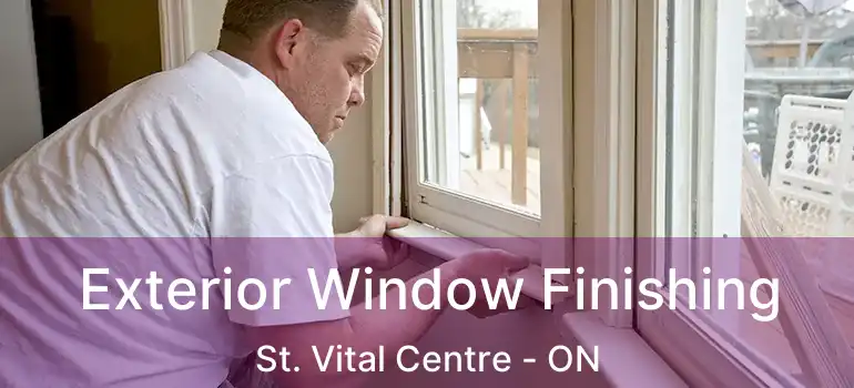  Exterior Window Finishing St. Vital Centre - ON