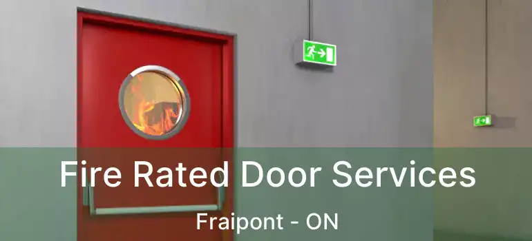  Fire Rated Door Services Fraipont - ON