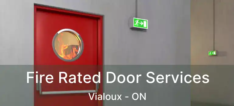  Fire Rated Door Services Vialoux - ON