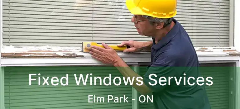  Fixed Windows Services Elm Park - ON