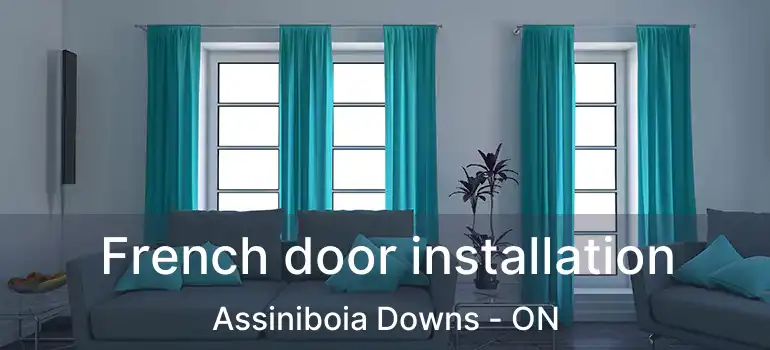  French door installation Assiniboia Downs - ON