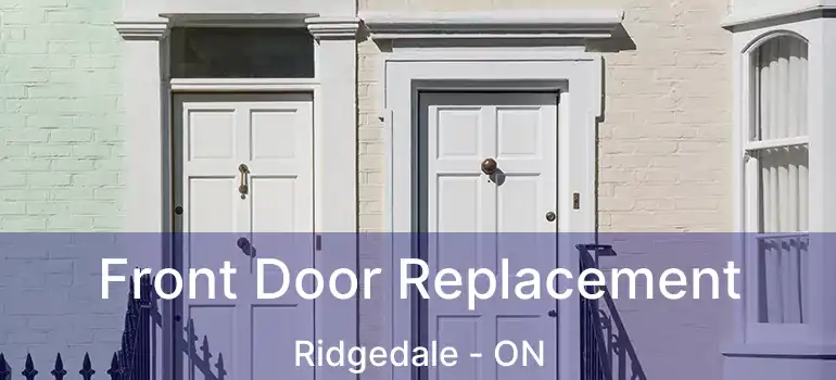  Front Door Replacement Ridgedale - ON