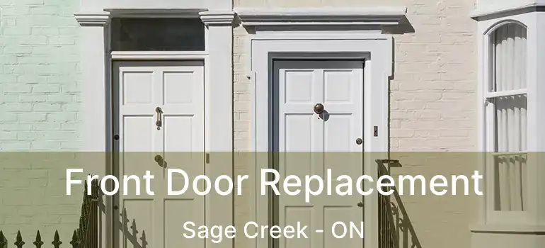  Front Door Replacement Sage Creek - ON