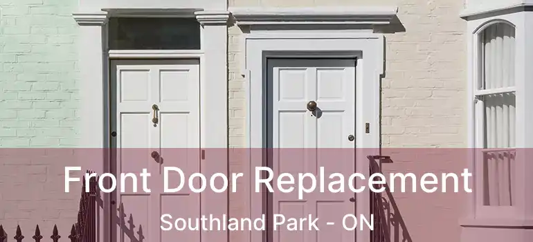  Front Door Replacement Southland Park - ON