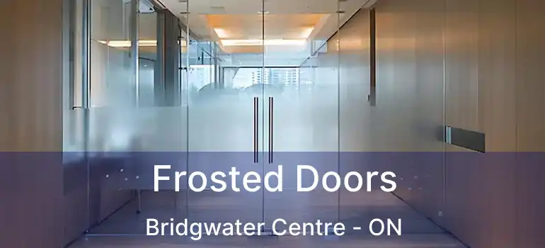  Frosted Doors Bridgwater Centre - ON