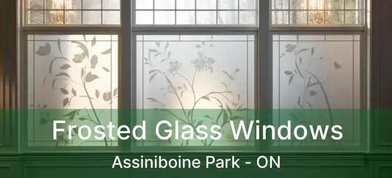  Frosted Glass Windows Assiniboine Park - ON