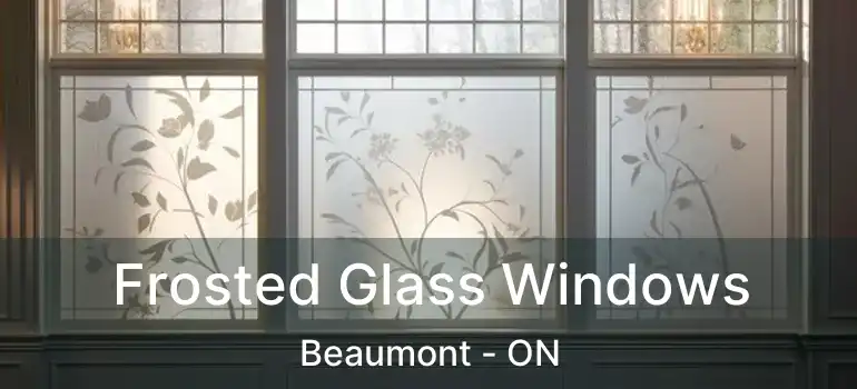  Frosted Glass Windows Beaumont - ON