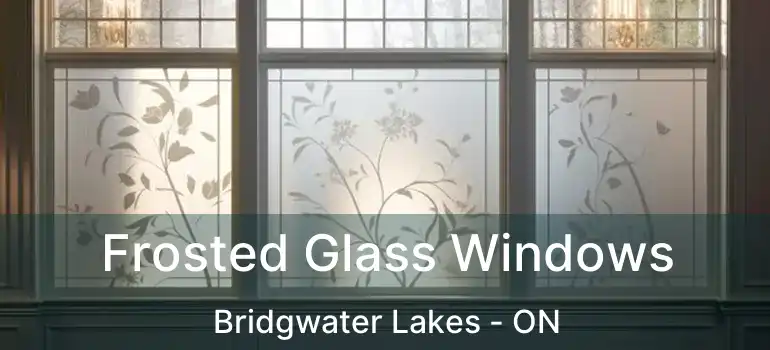  Frosted Glass Windows Bridgwater Lakes - ON