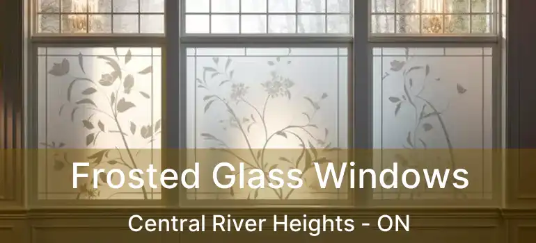  Frosted Glass Windows Central River Heights - ON