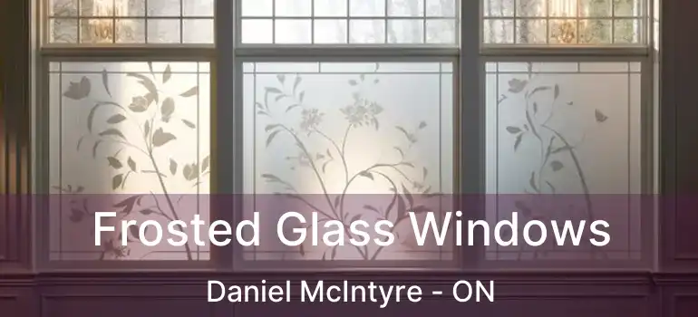  Frosted Glass Windows Daniel McIntyre - ON