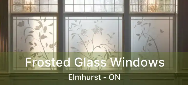  Frosted Glass Windows Elmhurst - ON