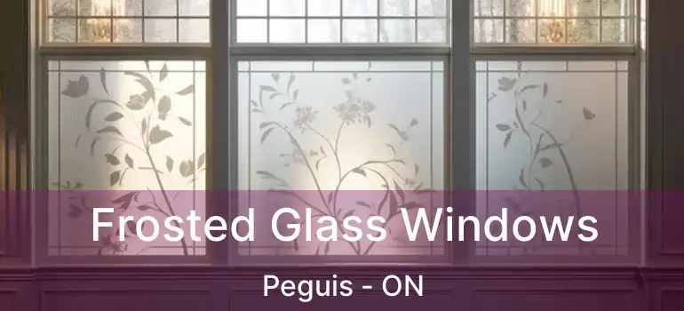  Frosted Glass Windows Peguis - ON
