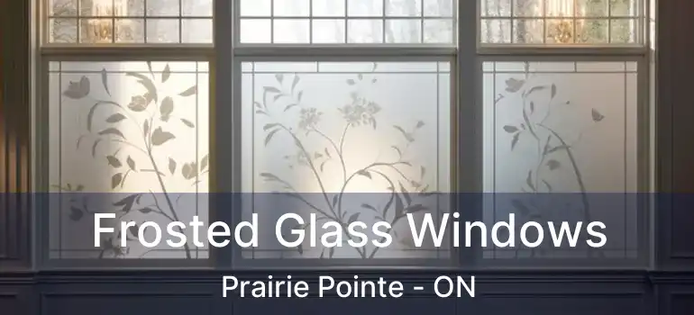  Frosted Glass Windows Prairie Pointe - ON