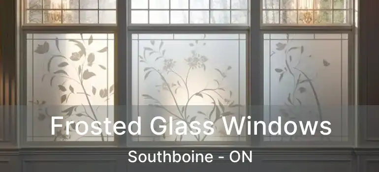  Frosted Glass Windows Southboine - ON
